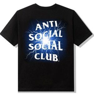 Anti Social Social Club Pain Black Glow In Dark Tee DS ASSC